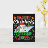 Merry Cruisemas Cruise Matching Family Christmas C Karte (Gelbe Blume)