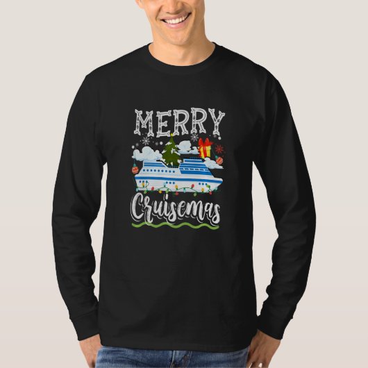 Merry Cruisemas Cruise Ship Christmas Party 1 T-Shirt (Vorderseite)