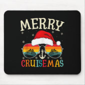 Merry Cruisemas Cruise Ship Vacation Cruising Chri Mousepad (Vorne)