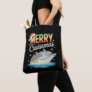 Merry Cruisemas Cruise Ship Xmas Family Christmas Tasche