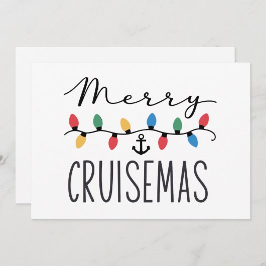 Merry Cruisemas Familie Weihnachten Kreuzfahrt (Vorne/Hinten)