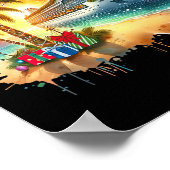 Merry Cruisemas Family Cruise Christmas Funny Boat Poster (Ecke)