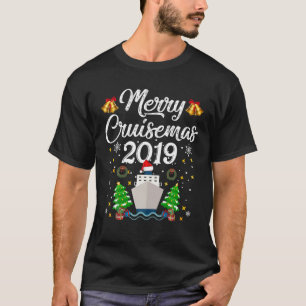 Merry Cruisemas Family Cruise Weihnachten 2019 Son T-Shirt