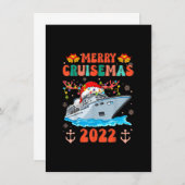 Merry Cruisemas Family Cruise Weihnachten 2022 Gro Einladung (Vorne/Hinten)