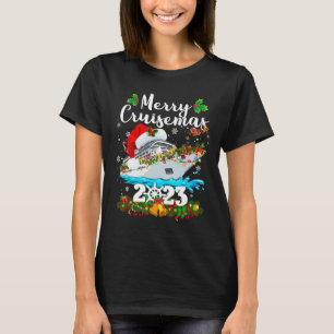 Merry Cruisemas Family Cruise Weihnachten 2023 Spa T-Shirt