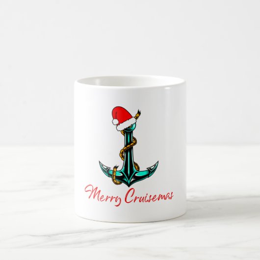 Merry Cruisemas Family Cruise Weihnachten Kaffeetasse (Mittel)