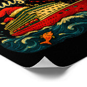 Merry Cruisemas Funny Christmas Cruise Vacation  Poster (Ecke)