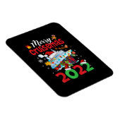 Merry Cruisemas Funny Santa Cruise Kariertes Weihn Magnet (Rechte Seite)