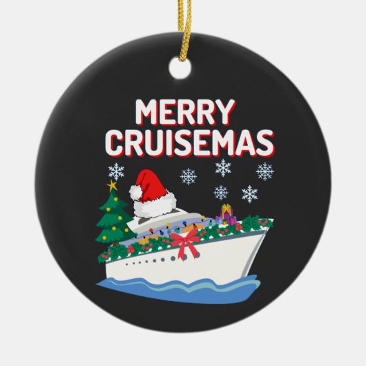 Merry Cruisemas Keramik Ornament (Vorne)