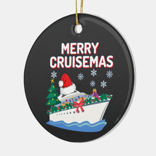 Merry Cruisemas Keramik Ornament (Links)