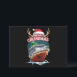 Merry Cruisemas Kreuzfahrtschiff Familie Weihnacht Feiertagskarte<br><div class="desc">Merry Cruisemas Kreuzfahrtschiff Familie Weihnachten</div>