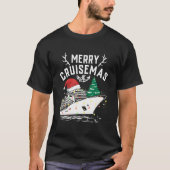 Merry Cruisemas Kreuzfahrtschiff Familie Weihnacht T-Shirt (Vorderseite)