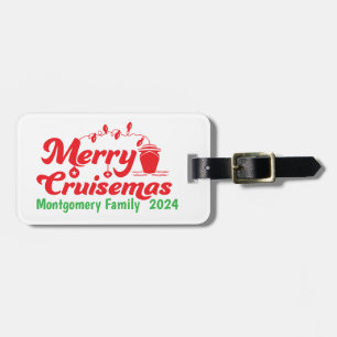 Merry Cruisemas Personalisiert Family Gepäckanhänger