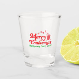 Merry Cruisemas Personalisiert Family Schnapsglas