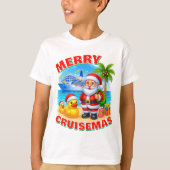 Merry Cruisemas Tropical Santa, Cruise Duck Shirt  (Vorderseite)