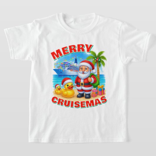 Merry Cruisemas Tropical Santa, Cruise Duck Shirt (Ablage )
