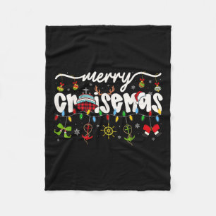 Merry Cruisemas Weihnachten Familie Schifffahrt Lo Fleecedecke