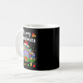 Merry Cruisemas Xmas Lighting Santa Cruise Ship Ch Kaffeetasse (Vorderseite Links)