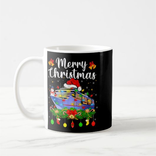 Merry Cruisemas Xmas Lighting Santa Cruise Ship Ch Kaffeetasse (Links)
