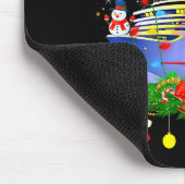 Merry Cruisemas Xmas Lighting Santa Cruise Ship Ch Mousepad (Ecke)