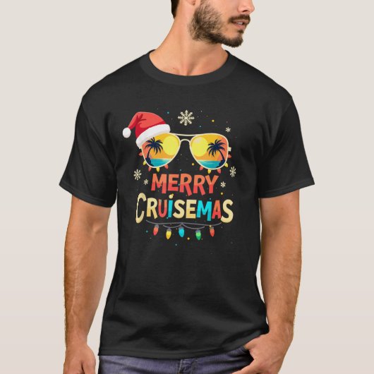 Merry Cruismas Weihnachtsreise 2024 Weihnachten We T-Shirt (Vorderseite)