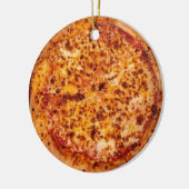 Merry Crustmas Deep Dish Cheese Pepperoni Pizza Keramik Ornament (Links)