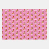 Merry Crustmas FUNNY PIZZA SLICE SA WRAPPING PAPER Geschenkpapier Set (Vorderseite 2)