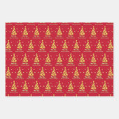 Merry Crustmas - Pizza Christmas Geschenkpapier Set (Vorderseite)