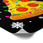 Merry Crustmas Pizza Christmas Tree Xmas Gifts Kid Poster (Ecke)