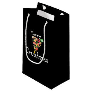 Merry Crustmas Pizza Weihnachten Kleine Geschenktüte