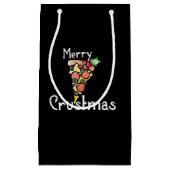 Merry Crustmas Pizza Weihnachten Kleine Geschenktüte (Vorderseite)