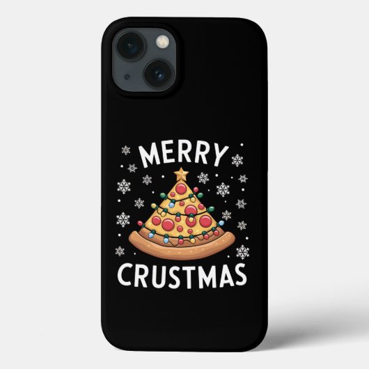 Merry Crustmas Pizza Weihnachtsbaum Weihnachtsgesc Case-Mate iPhone Hülle (Rückseite)