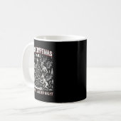 Merry Cryptmas Weird Night Cryptid Holiday Art  Kaffeetasse (Vorderseite Links)