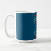 Merry Crypto Ethereum Ugly Christmas Sweater Kaffeetasse (Links)