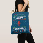 Merry Crypto Ethereum Ugly Christmas Sweater Tasche (Von Nahem)