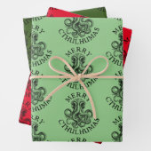 Merry Cthulhumas Lovecraft Cthulhu Geschenkpapier Set (Beispiel)
