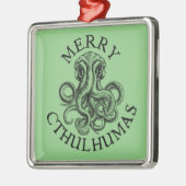 Merry Cthulhumas Lovecraft Cthulhu Metal Ornament (Links)