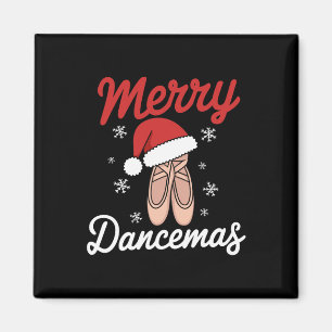 Merry Dancemas Ballet Dancer Dozentin Weihnachtsma Magnet