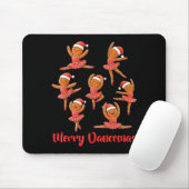 Merry Dancemas Ballet Dancer Gingerbread Teacher C Mousepad (Mit Mouse)