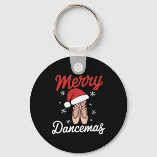 Merry Dancemas Byllet Dancer Doacher Weihnachtsman Schlüsselanhänger