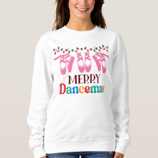 Merry Dancemas Christmas Light Sweatshirt (Vorderseite)
