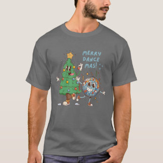 Merry Dancemas Funny Christmasree-Freund T-Shirt