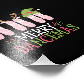 Merry Dancemas Weihnachtsballett Schuhe tanzen Fotodruck (Ecke)