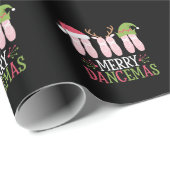 Merry Dancemas Weihnachtsballett Schuhe tanzen Geschenkpapier (Rolleneckpunkt)
