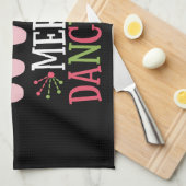 Merry Dancemas Weihnachtsballett Schuhe tanzen Geschirrtuch (Viertel Falte)