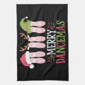 Merry Dancemas Weihnachtsballett Schuhe tanzen Geschirrtuch (Vertikal)