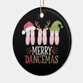 Merry Dancemas Weihnachtsballett Schuhe tanzen Keramik Ornament (Links)
