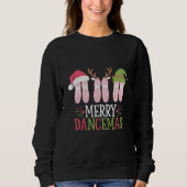 Merry Dancemas Weihnachtsballett Schuhe tanzen Sweatshirt (Vorderseite)