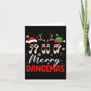 Merry Dancemas Weihnachtsballett Scute Ss Niedlich Karte