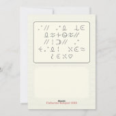 Merry Decryptmas Feiertagskarte (Rückseite)